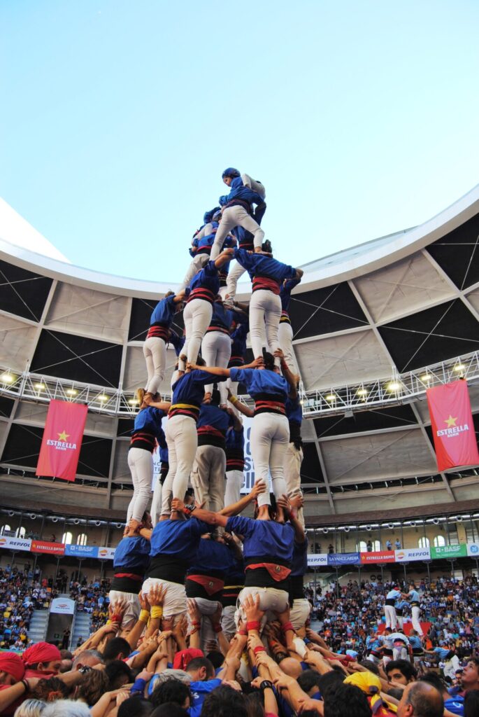 Castellers d'Esplugues (Cargolins) al Concurs de Castells 2022