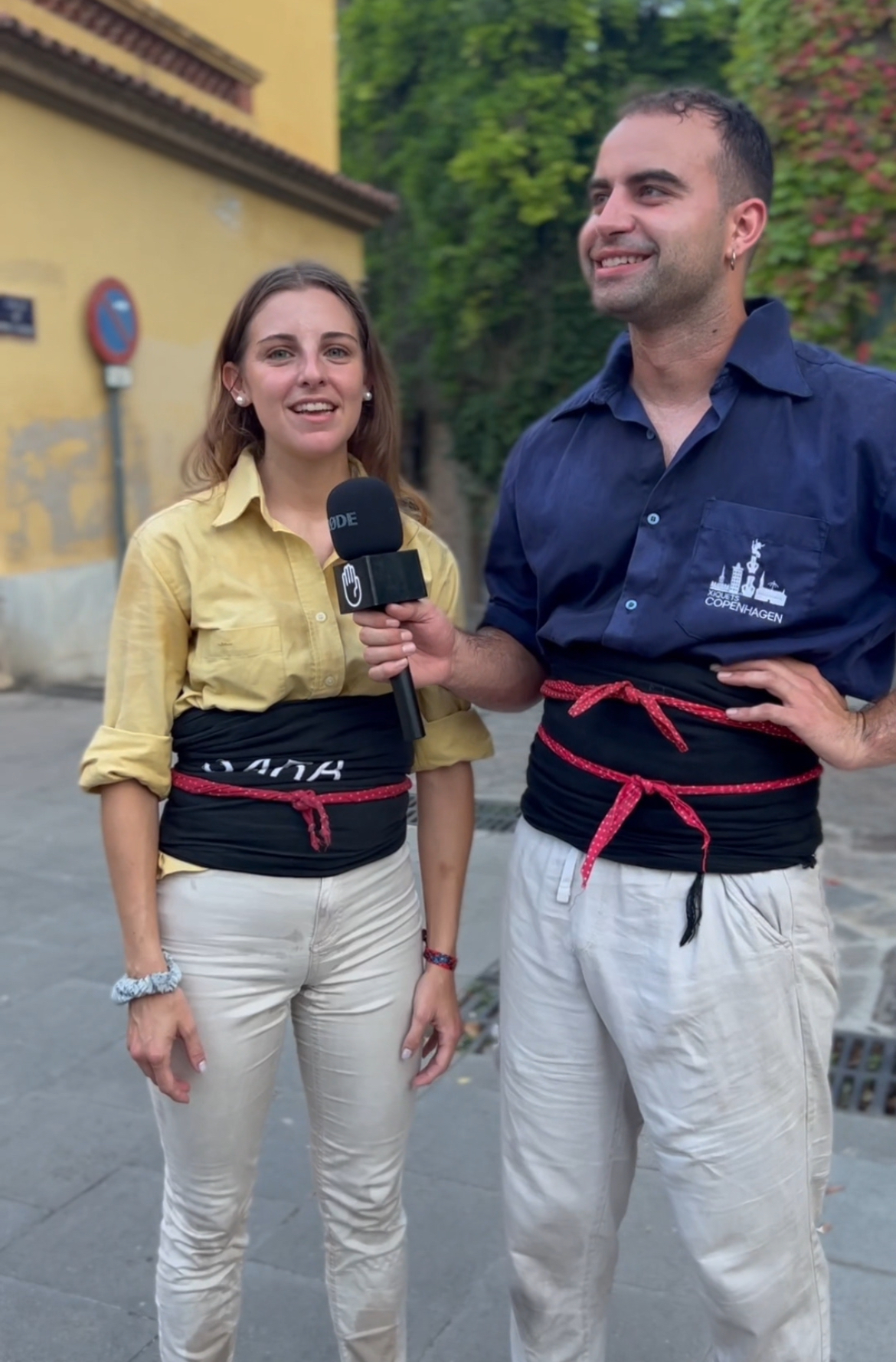 Terça i Segon del Pilar Caminat dels Castellers d'Esplugues