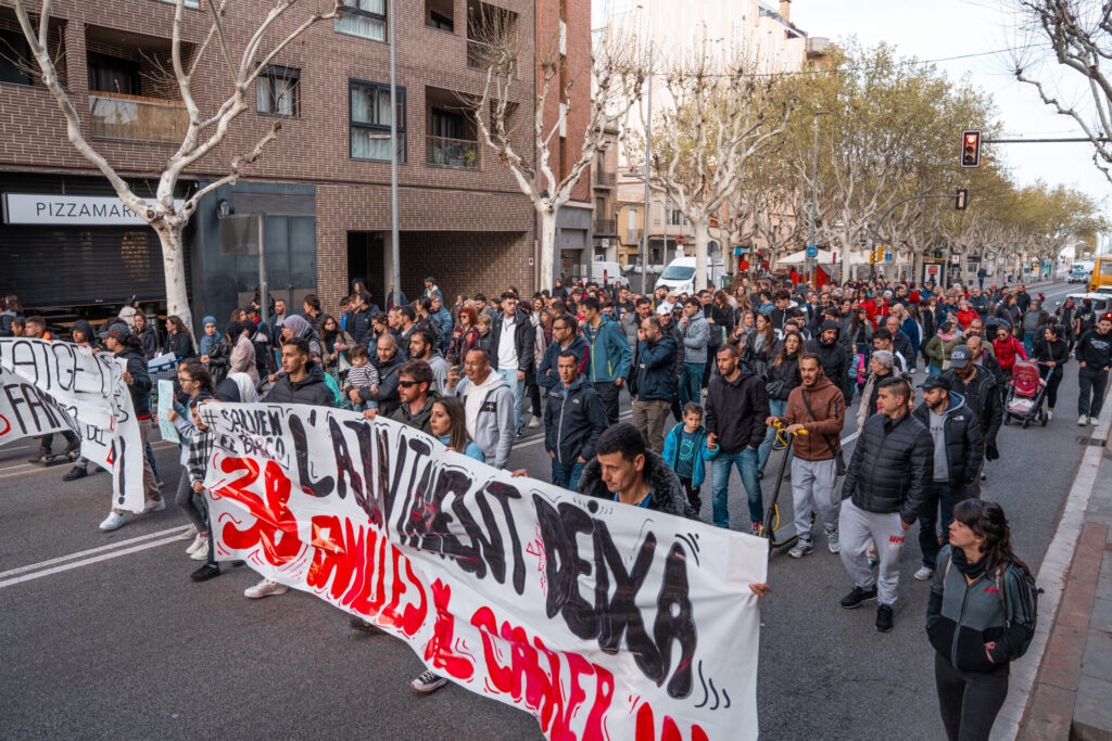 Manifestació El Barco a Esplugues 27 de Març 2024