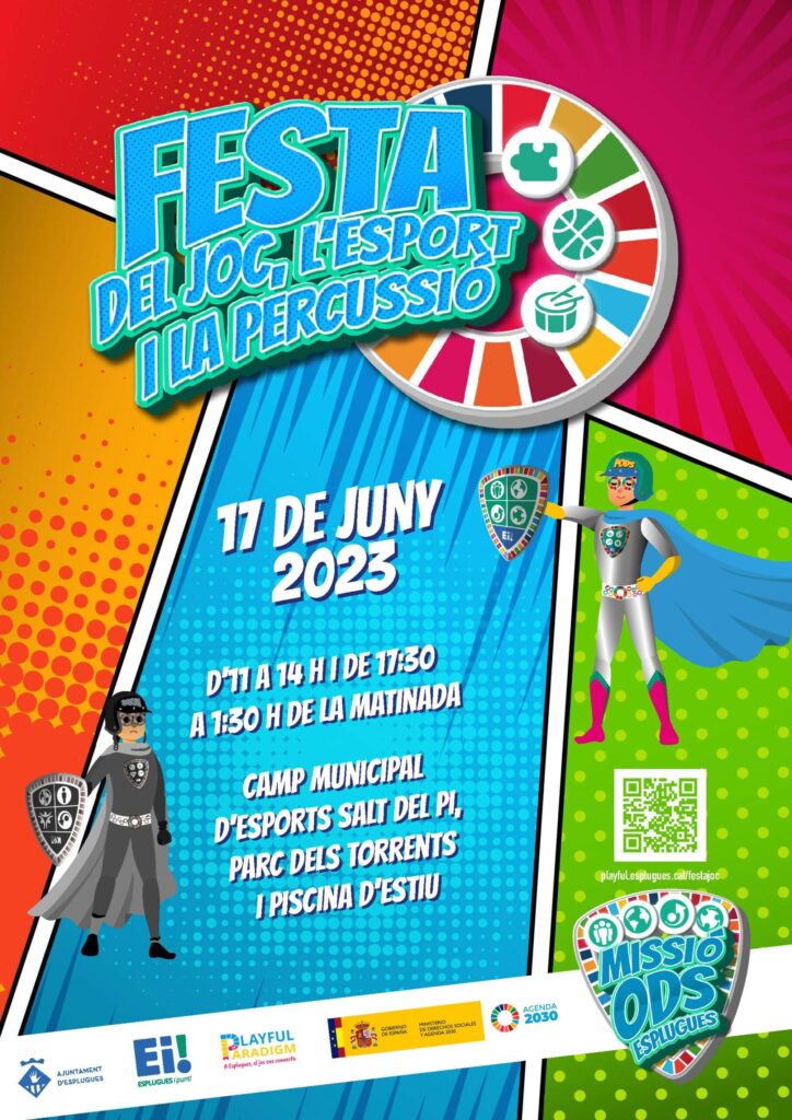 Festa del Joc, l'Esport i la Percussió, el 17 de juny